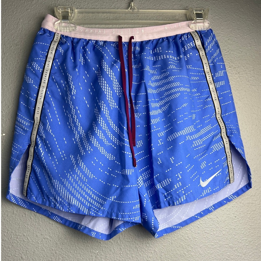 Nike Running Division Dri-FIT Blue Dotted Shorts SM Athleisure Atheltic Workout